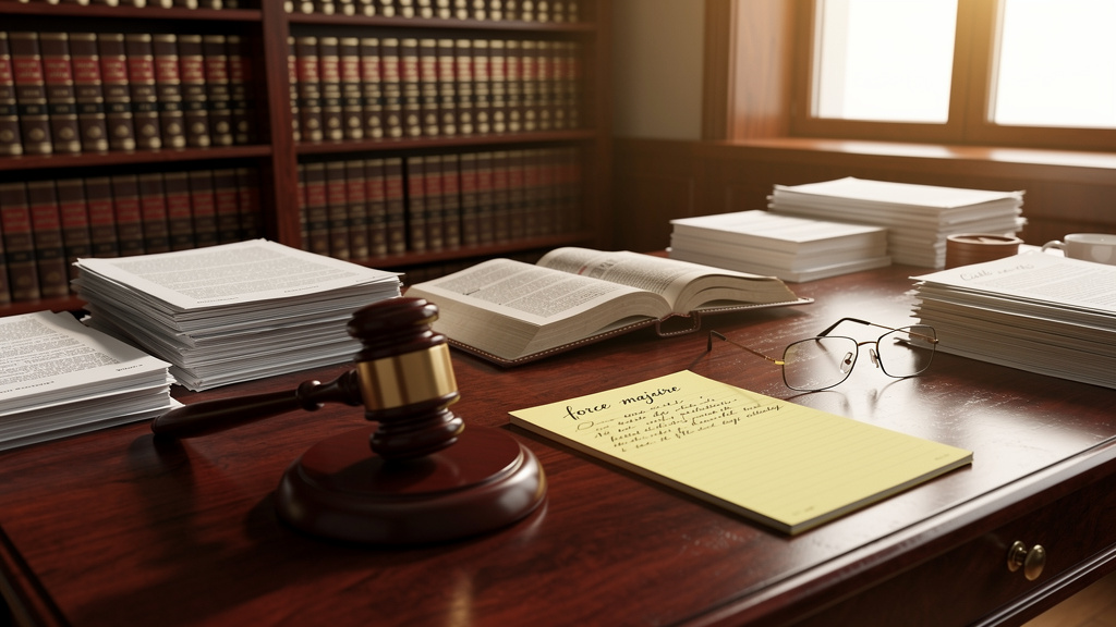 Quelles preuves pour la force majeure code civil en justice